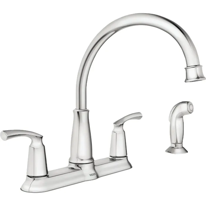 Moen Two-Handle High Arc Kitchen Faucet (Chrome)