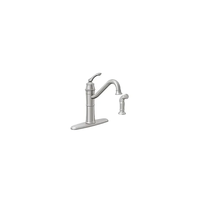 Moen 87999SRS Spot Resist Stainless One-Handle High Arc Kitchen Faucet
