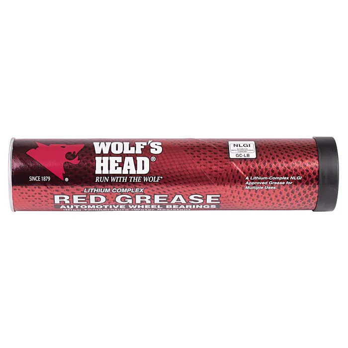 Wolfs Head Lithium Complex Red Grease - 14 oz