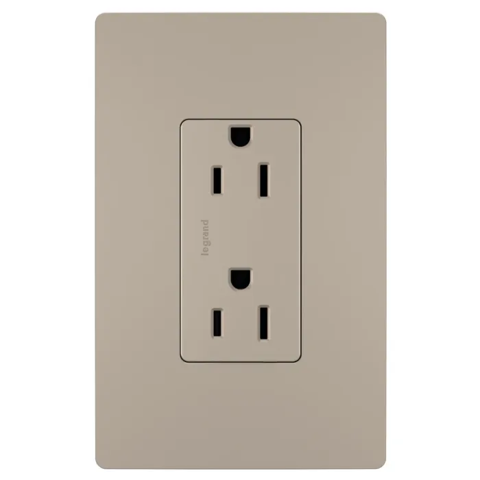 Pass & Seymour radiant® Tamper-Resistant Outlet, Nickel