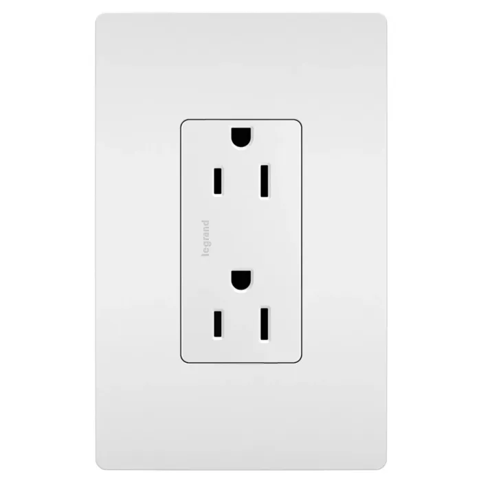 Pass & Seymour radiant® Tamper-Resistant Outlet, White