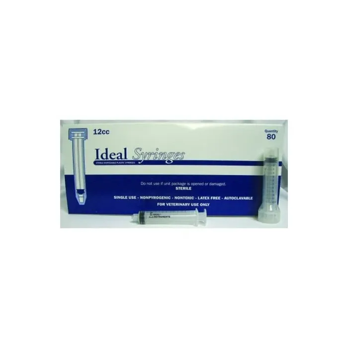 Ideal Instruments® 12 cc Sterile Sterile/Non-Sterile Disposable Syringe