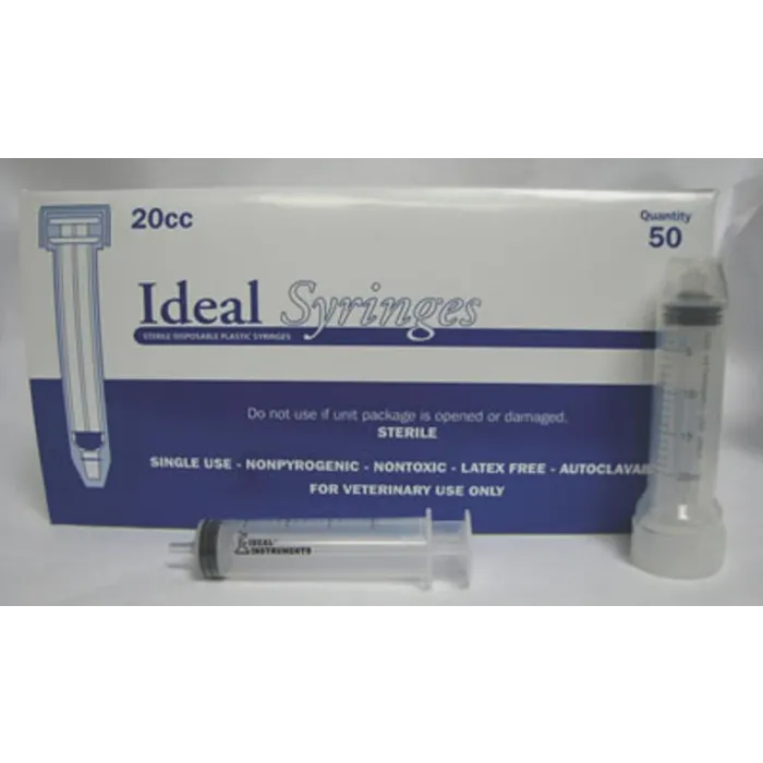 Ideal Instruments® 20 mL Container Size Sterile Sterile/Non-Sterile Disposable Syringe