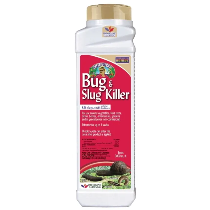 Bonide 908 Bug and Slug Killer, Solid, 1.5 lb Bottle