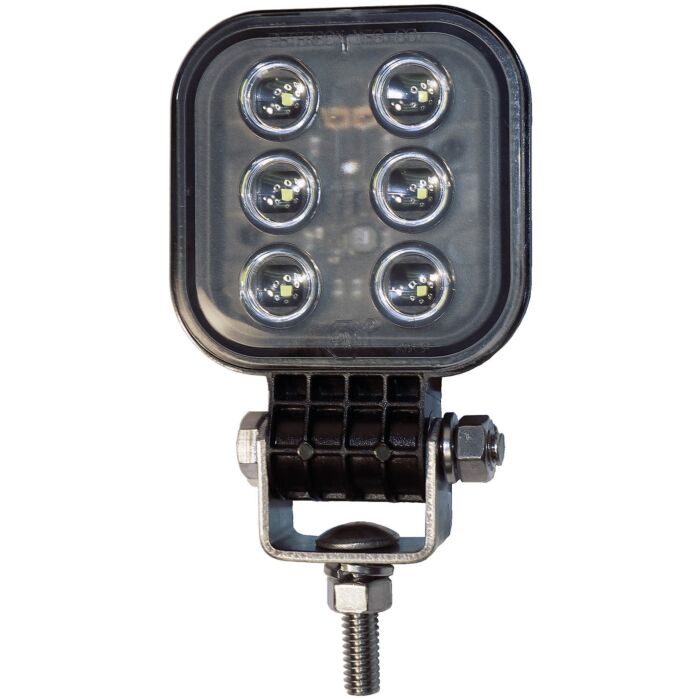 Peterson Pedestal Square Work Light w/ Stripped Leads (White) 3 in. x 3 in.