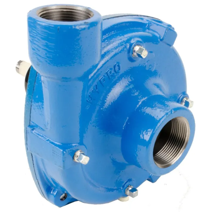 Hypro 1-1/2" NPT Suction x 1-1/4" NPT Discharge Pedestal Centrifugal Pump, 5/8" Round Shaft (Silicon Carbide Shaft Seal)