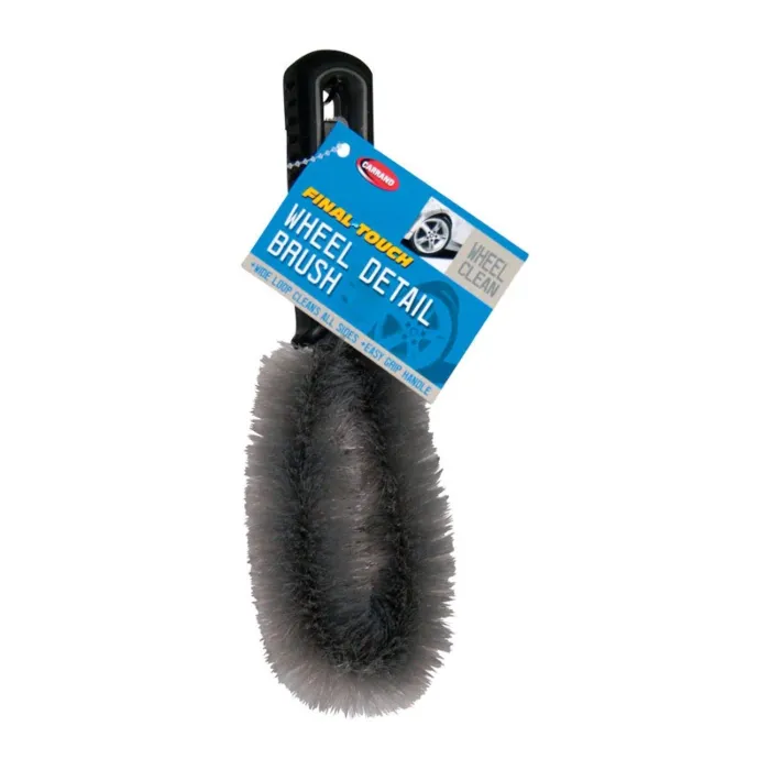 Carrand 93012 9 in Length PVC Poly Soft Auto Wheel Detail Brush