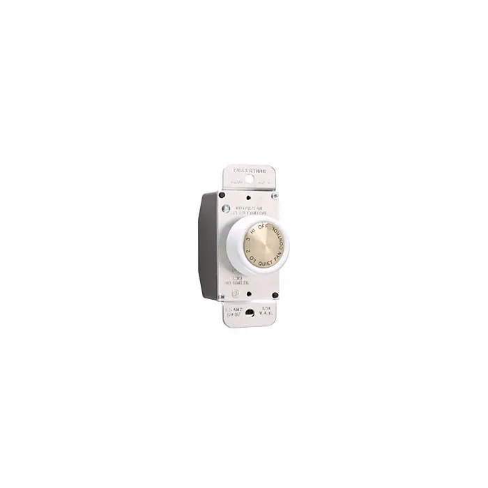 Pass & Seymour Rotary Fan Speed Control, White