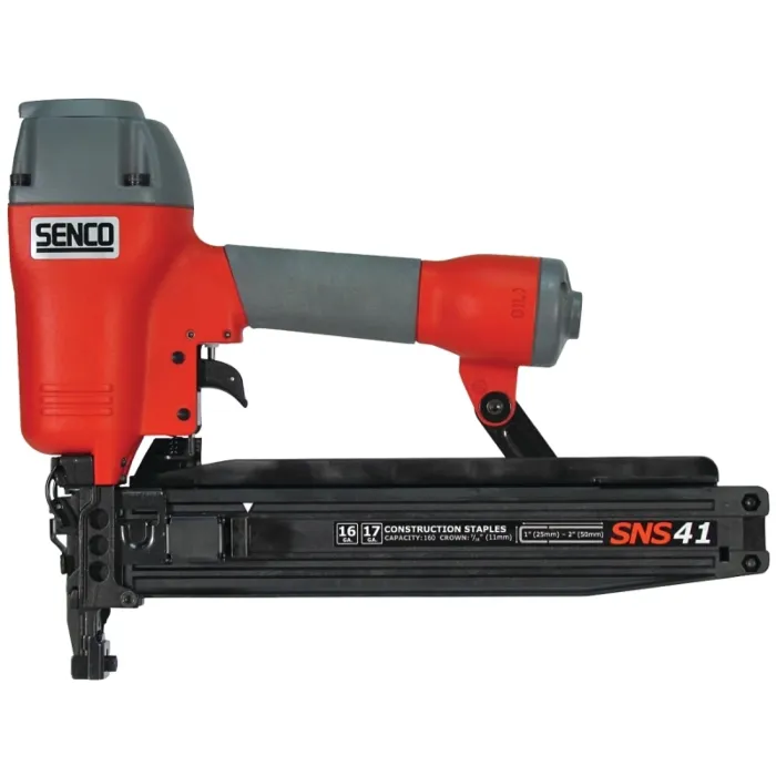 Senco 3L0003N Stapler, 7/16 in W Crown, 1 to 2 in L Leg, 160 Magazine, 5.4 cu-ft Air
