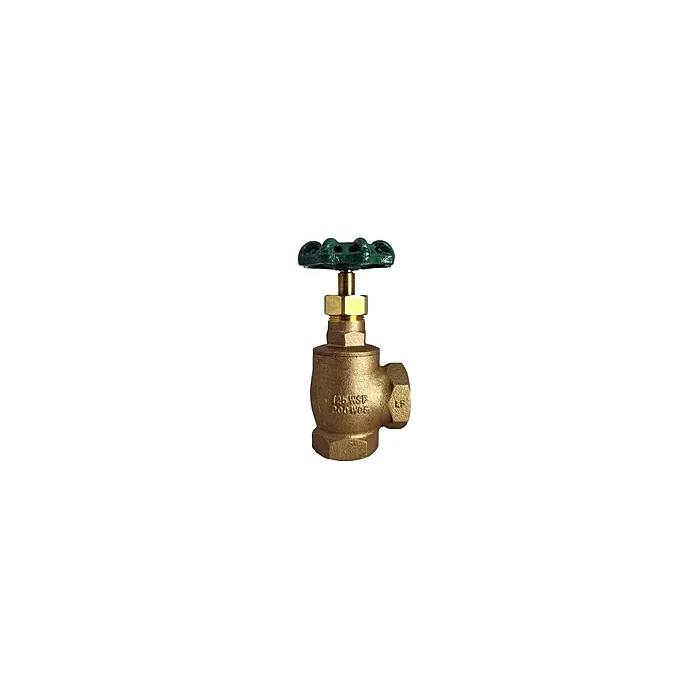 Midland Industries Lead-Free Angle Valve w/ Handwheel - 1 in. FIP