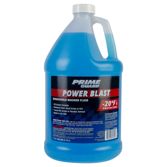 PRIME GUARD Power Blast Windshield Washer Fluid w/ Antifreeze - 1 gal