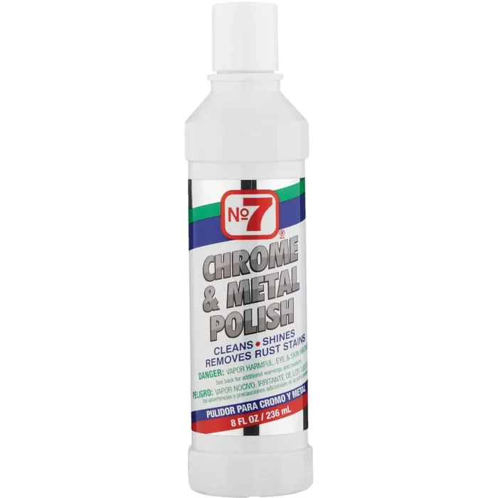 NO. 7  NO. 7, 8 Oz. Liquid Metal and Chrome Polish