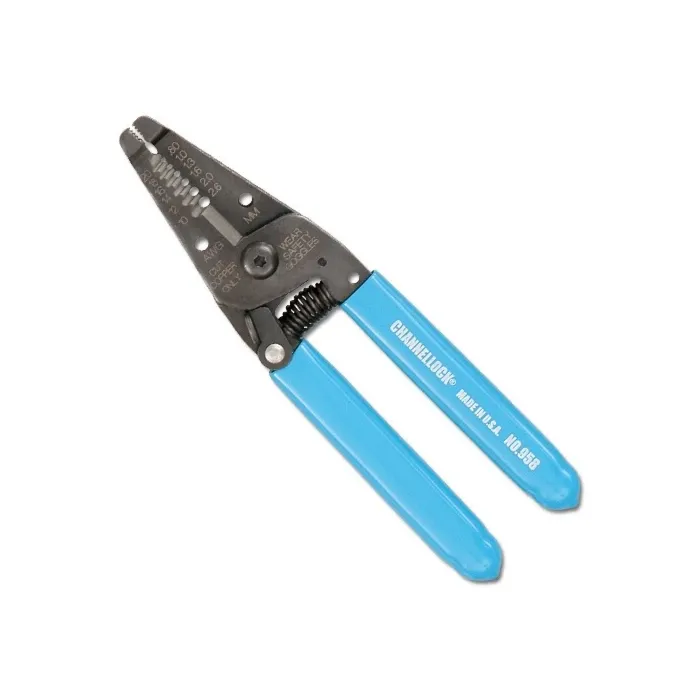 Channellock 6" Wire Stripper, 10to20 AWG Strip, Cut