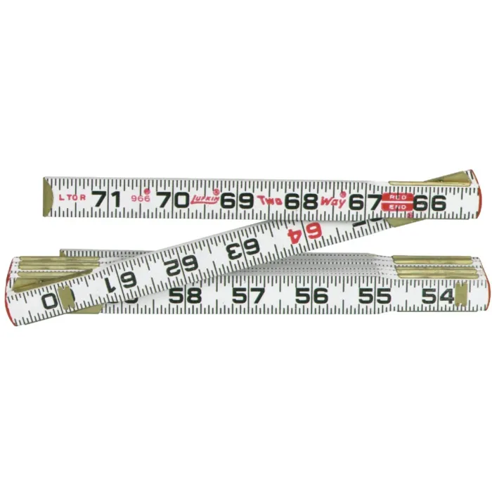 Lufkin 6' x 5/8"Two Way® Wood Rule Red End®