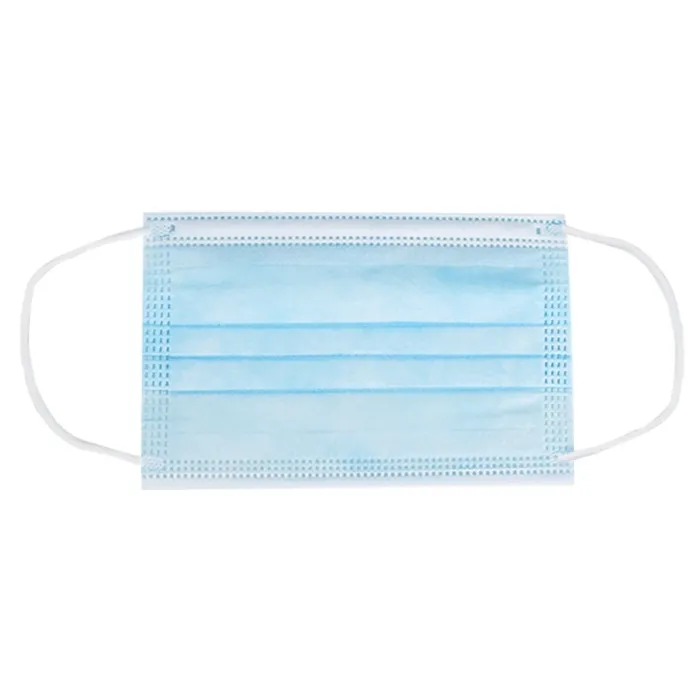 Exclusively Orgill WGBZ04-20 Face Mask, 5-1/2 x 3-1/2 in, 3-Layer, Blue, Elastic Ear Loop Fastening, Disposable