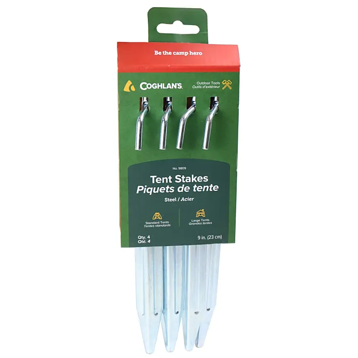 Coghlan's Metal Tent Stake (4pk) 9 in.