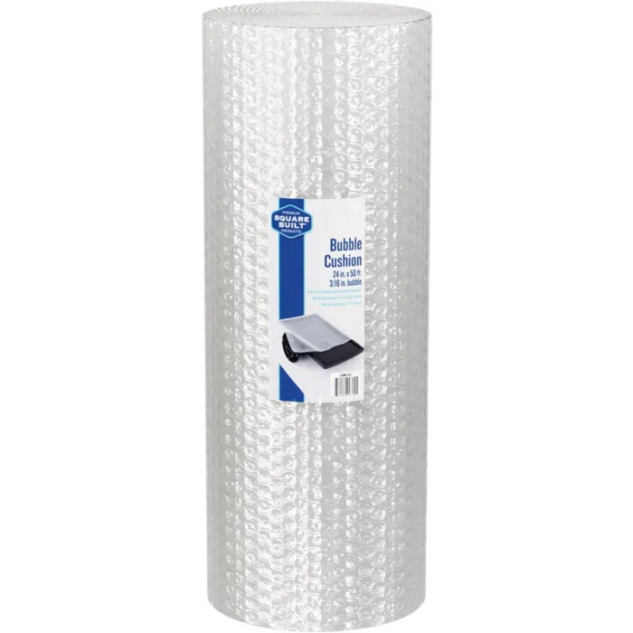 Square Built Thick Cushion Bubble Wrap - 2 ft x 50 ft