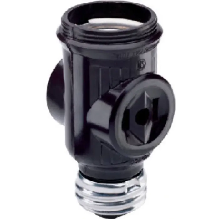 Pass & Seymour Legrand 1403CC10 Keyless Lamp Holder, 660 W, Brown