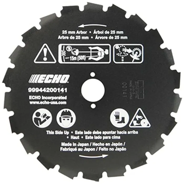 Echo 8 in Steel 2 mm Tooth Brush Saw blade