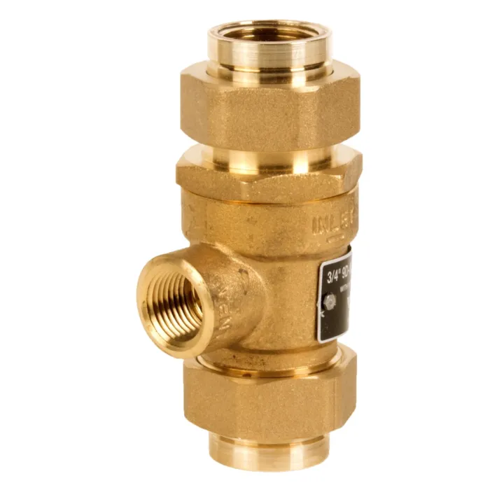 Watts 3/4 In Bronze Dual Check Valve With Atmospheric Vent And Female Union Inlet And Outlet Connections