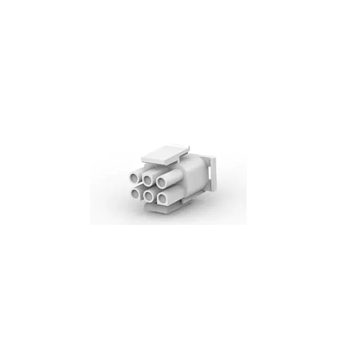 TE MATE-N-LOK 600 V Voltage Rating 6 Male Pin and Socket Connector