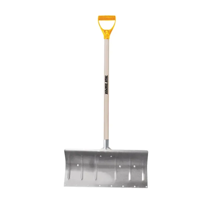 TRUE TEMPER Aluminum Snow Pusher with D-Grip Handle