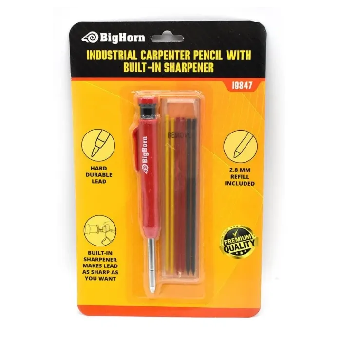 American General Tools Mch Carpenter Pencil w/ Sharpner