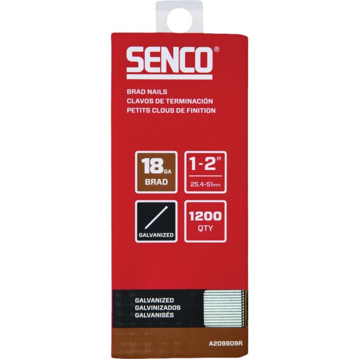 Senco 1 In. to 2 In. 18 ga Brad Nail Variety Pack (1200-Piece)