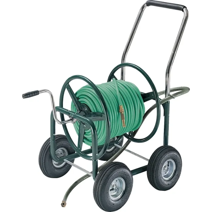 AMES Steel Cushion-Grip Handle Hose Wagon - 400 ft Capacity