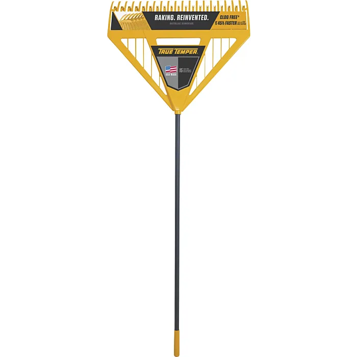 True Temper® 26 In. Clog Free Leaf Rake