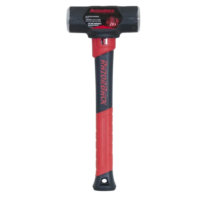 Razor-Back 6 lb Forged Steel Fiberglass Engineer Hammer