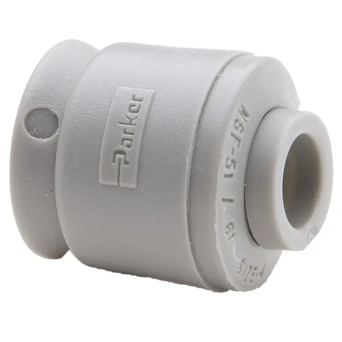Parker Hannifin Push to Connect Acetal Cap (Gray) 1/4 in.