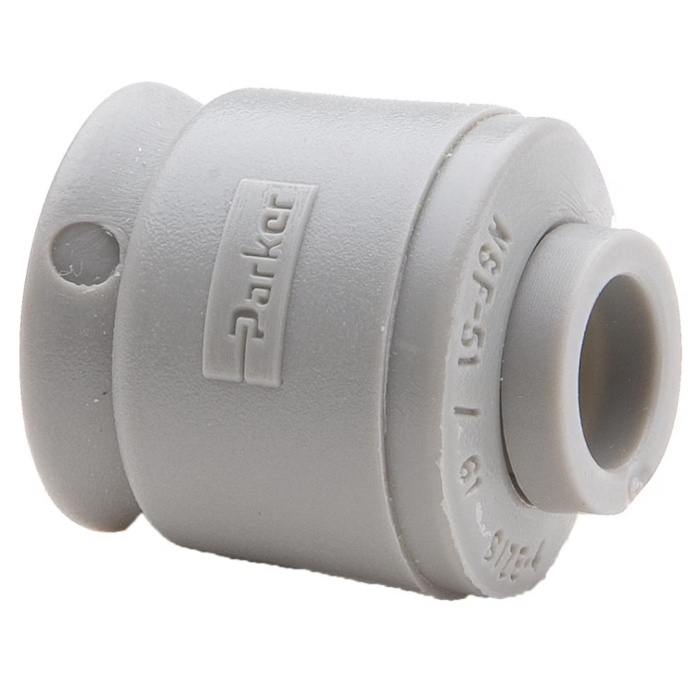 Parker Hannifin Push to Connect Acetal Cap (Gray) 3/8 in.