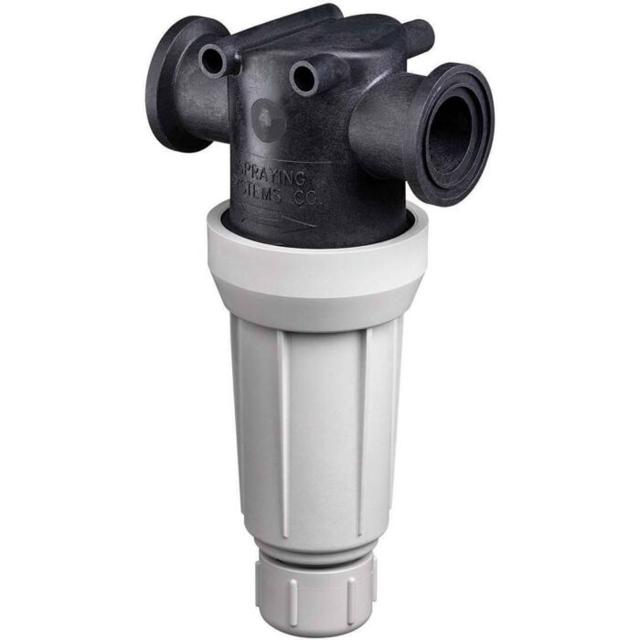 TeeJet AA126 50 Series Flange Flush-Out Line Strainer with 50 Mesh Screen