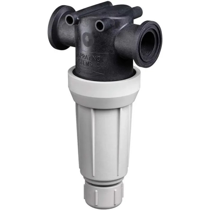 TeeJet AA126 50 Series Flange Flush-Out Line Strainer with 50 Mesh Screen