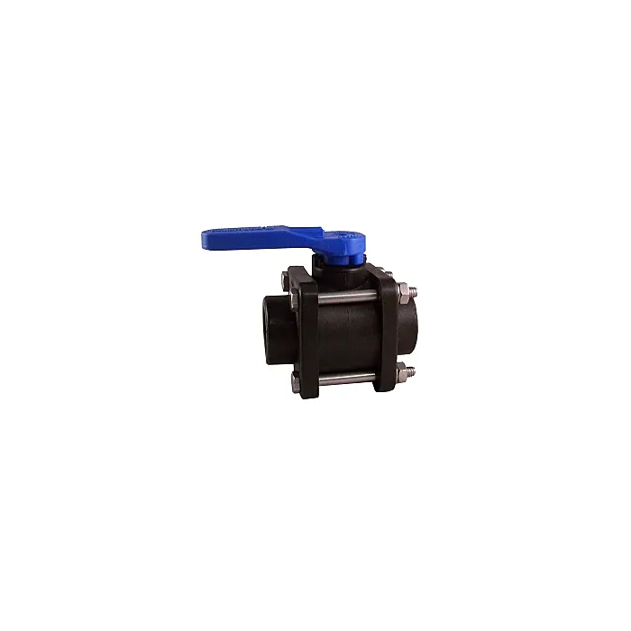 TeeJet 1/2 in Glass Reinforced Poly Viton O-ring 3-Way Ball Valve