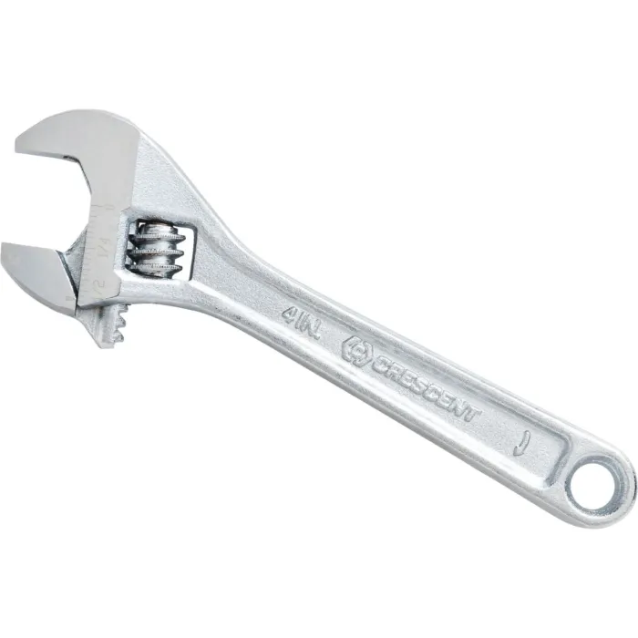 Crescent 4" Chrome Finish Adjustable Wrench