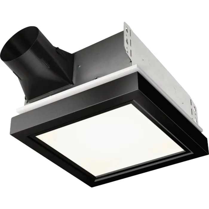 Broan Roomside Series Square Ventilation Fan w/ Light - 110 CFM