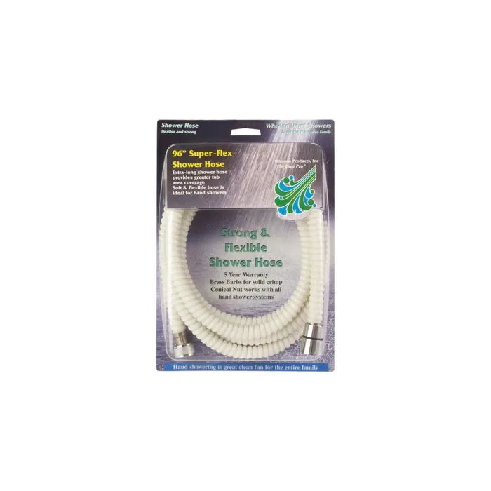 Whedon Products 96 in Brass Chrome Plated Soft and Flexible Shower Hose