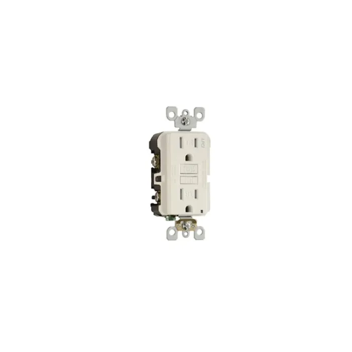 Pass & Seymour AFCI Receptacle 15A Tamper - White