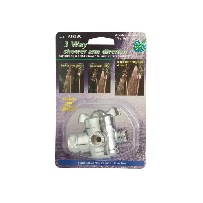 Whedon Products 1/2 in Female Chrome 3-Way Shower Arm Diverter
