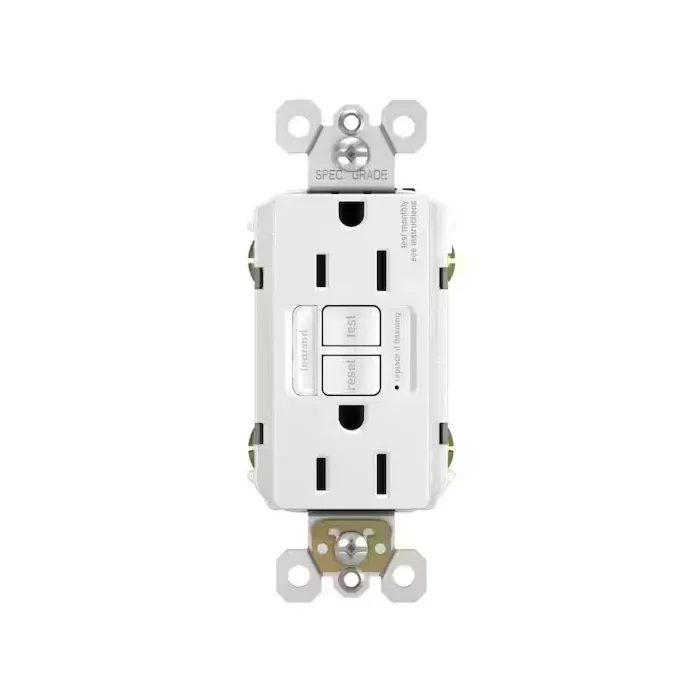 Pass & Seymour radiant® Tamper-Resistant Dual Function 15A Duplex Self-Test AFCI/GFCI Receptacles, White