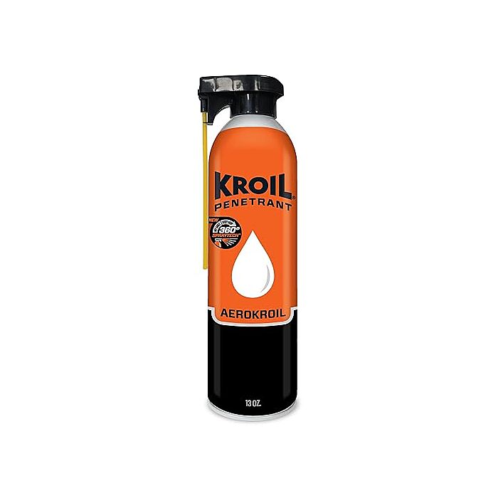 Kroil 13 Oz. Penetrating Oil SprayTech 360° Aerosol, Aerokroil Penetrates Deep Multipurpose Can