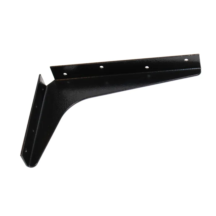 A & M Hardware 18 in 24 in Black Shelf Bracket