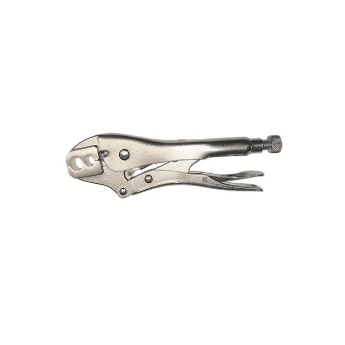 American General Tool Alloy Steel Silver V-Grip Type Crimper