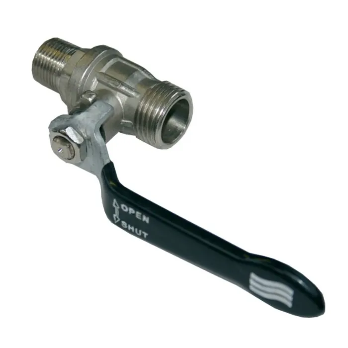 AR 3/8 in M x 1/2 in M VDR50 Regulator Outlet Ball Valve