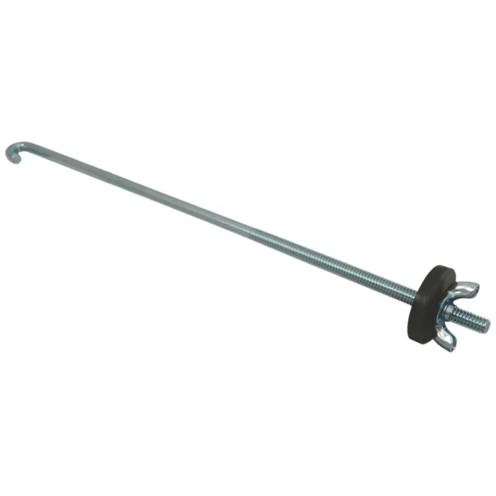 EAST PENN Steel Bolt 10 in J-Ends Battery Hold Down