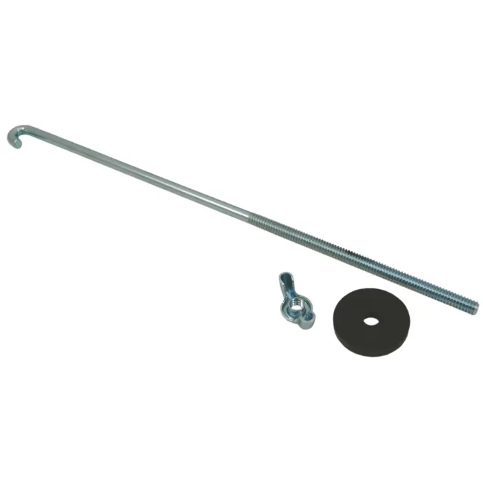 EAST PENN Steel Bolt 12 in J-Ends Battery Hold Down