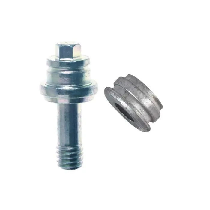 EAST PENN 3/8 in-16 UNC Steel Zinc Plated Long Side Terminal Bolt with Spacer