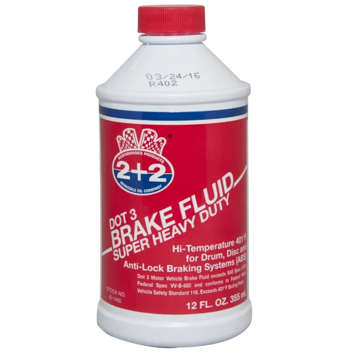 BERKEBILE 2+2® B1402 1 gal Plastic Bottle Brake Fluid